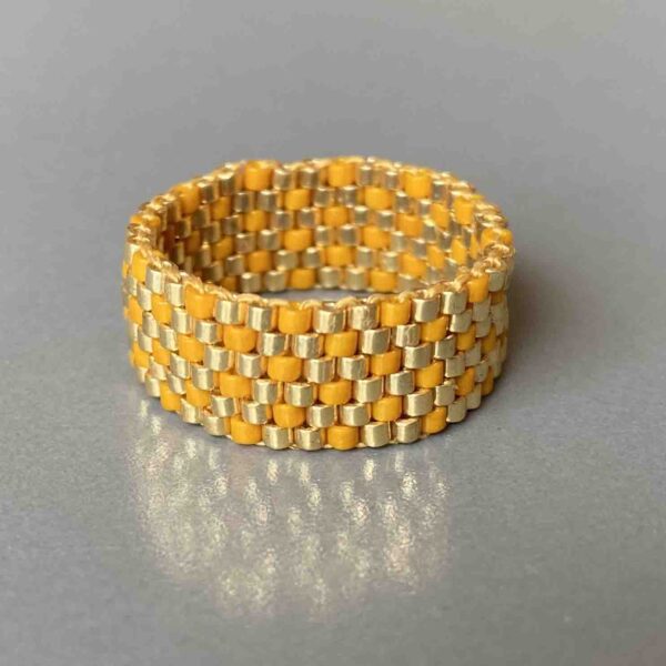 Bague Foxtrot dorée – Image 3